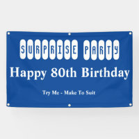 80e anniversaire Surprise Party