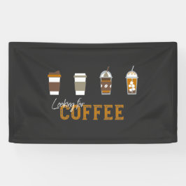 Banderoles À La Recherche De Délicieux Café Boisson
