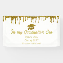 Banderoles À l'époque de ma remise de diplôme, la robe de gra