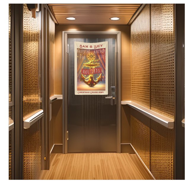 Banderoles Abandonner l'Ancre pour les vacances (Cruise cabin door decor )