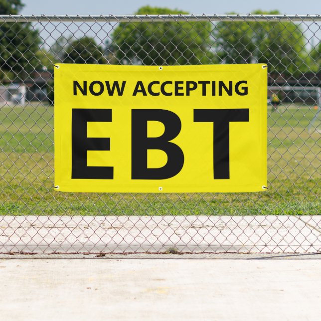 Banderoles Accepter maintenant le magasin de convenance EBT 3 (En situation)