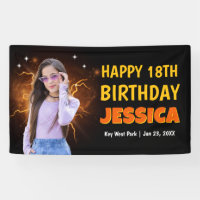 Accueil de fête d'anniversaire personnalisé Cool R