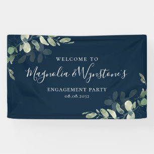 Banderoles Accueil de la partie d'engagement Eucalyptus coule