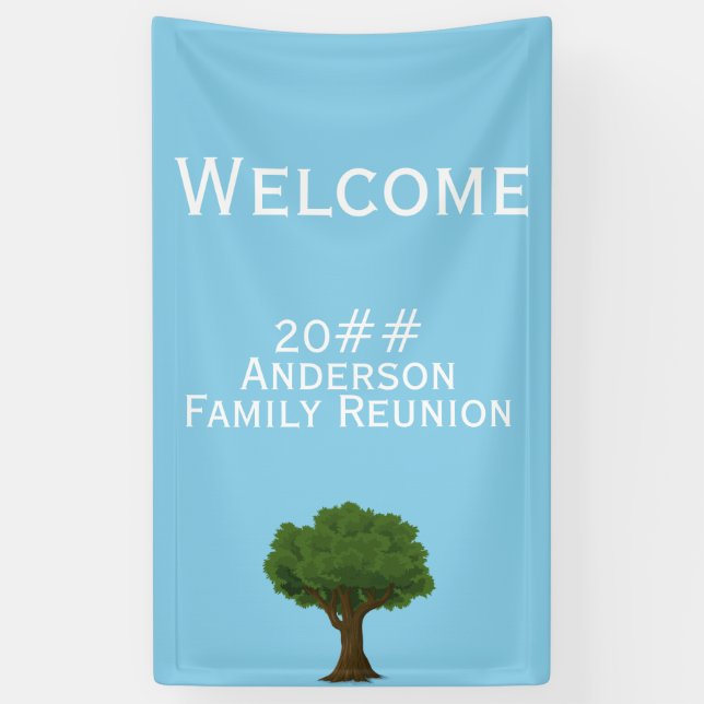 Banderoles Accueil familial (Vertical)