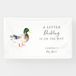 Banderoles Accueil personnalisé du Baby shower Duck Mallard