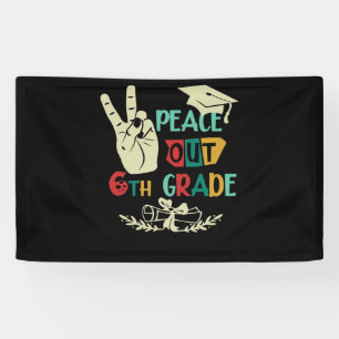 Banderoles Adieu Paix Out 6e année Diplômée 6e année