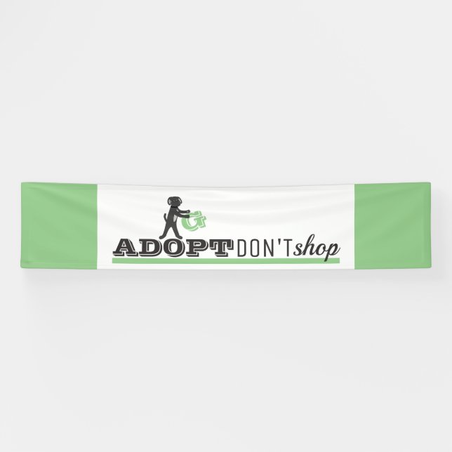 Banderoles Adopter Ne pas Acheter (Horizontal)