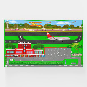 Banderoles Aéroport pour Play 6x10