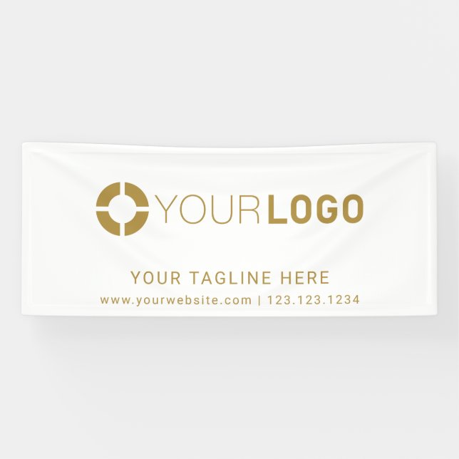 Banderoles Affichage des événements du logo de la société per (Horizontal)