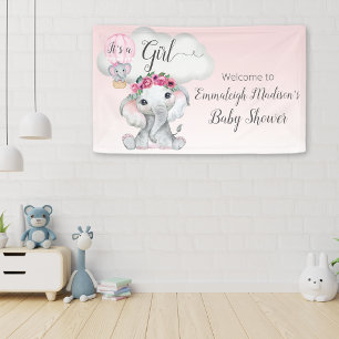 Banderoles Affiche de bienvenue du Baby shower à ballon à air