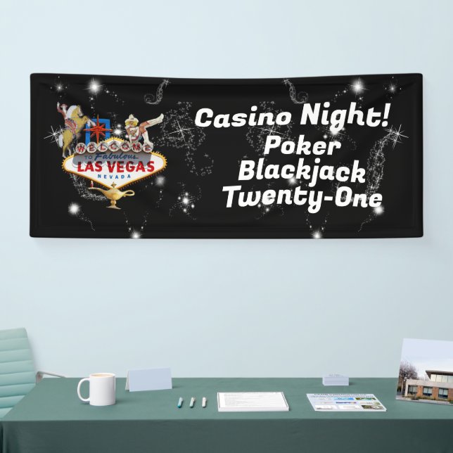 Banderoles Affiche de bienvenue Las Vegas Sur Arrière - plan  (Salon professionnel)