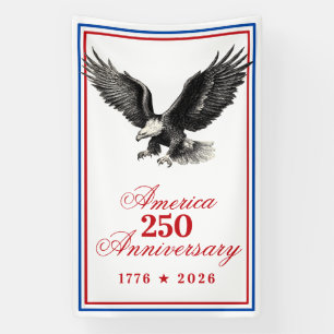 Banderoles Aigle chauve du 250e anniversaire de l'Amérique