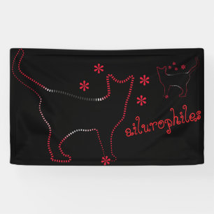 Banderoles ailurophiles Amoureux de les chats