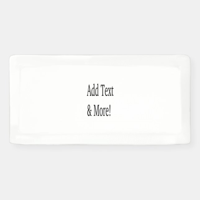 Banderoles Ajouter du texte et plus ! Customisez votre propre (Horizontal)