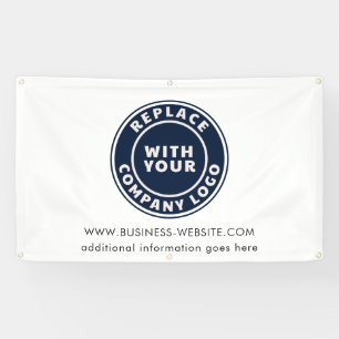 Banderoles Ajouter un événement d'entreprise et un logo de ma