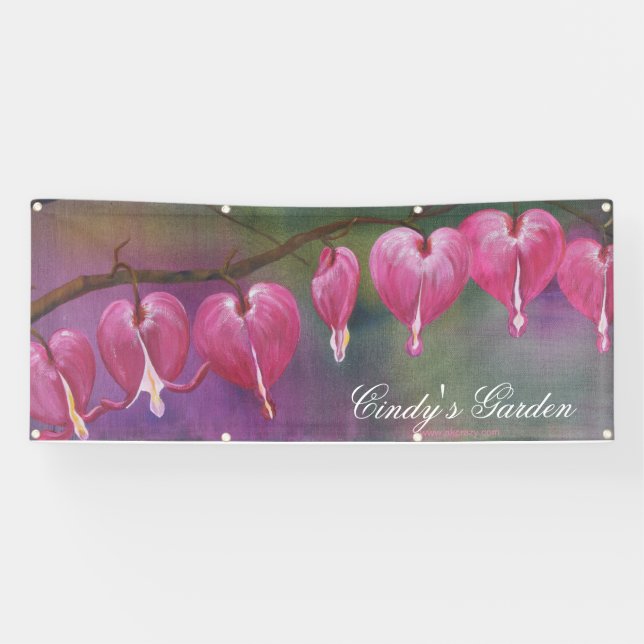 Banderoles Alaskan Bleeding Hearts Bandeau extérieur (Horizontal)