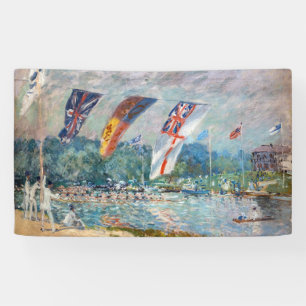 Banderoles Alfred Sisley - Regatta à Molesey