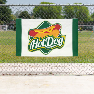 Banderoles Alimentation des vendeurs de hot-dog cool