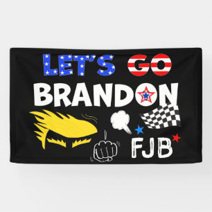BANDEROLES ALLONS BRANDON AVEC TRUMP