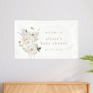 Banderoles ALYSSA Floral Summer Boho Wild Flower Baby shower