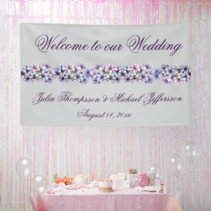 Banderoles Ambiance romantique et poétique Pastel Lilac