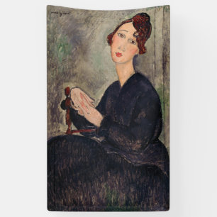 Banderoles Amedeo Modigliani - Portrait de Dedie Hayden