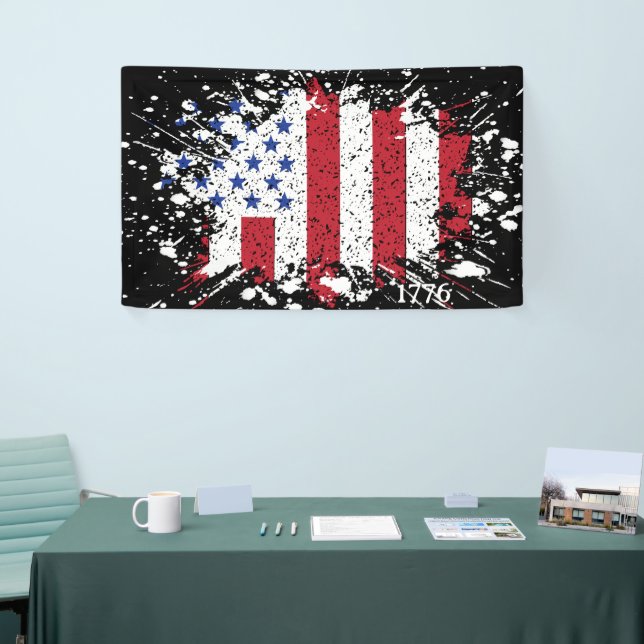 Banderoles American Peace Flag 1776 American State National B (Salon professionnel)