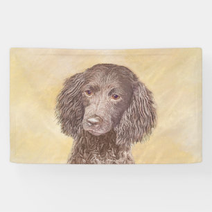 Banderoles American Water Spaniel Peinture - Original Dog Art
