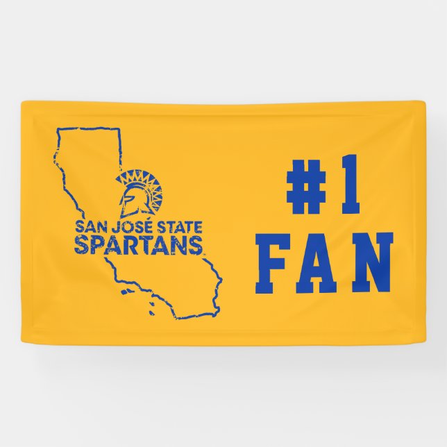 Banderoles Amour de Spartans d'état de San Jose (Horizontal)