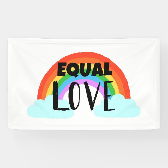 Banderoles Amour égal (Horizontal)