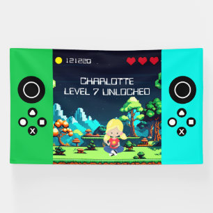 Banderoles Amusant Novelty Computer Jeu Anniversaire Fête