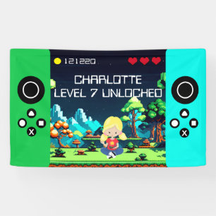 Banderoles Amusant Novelty Computer Jeu Anniversaire Fête