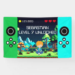 Banderoles Amusant Novelty Computer Jeu Anniversaire Fête