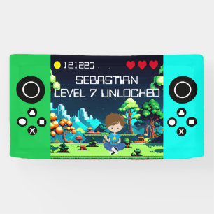 Banderoles Amusant Novelty Computer Jeu Anniversaire Fête