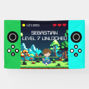 Banderoles Amusant Novelty Computer Jeu Anniversaire Fête