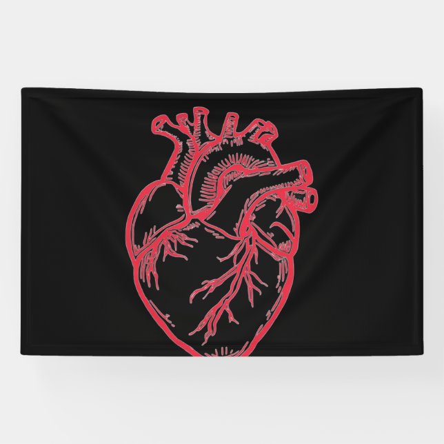 Banderoles Anatomical Heart Valentine Shirt (Horizontal)