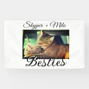 Banderoles Animaux de compagnie amis besties ajouter nom anim
