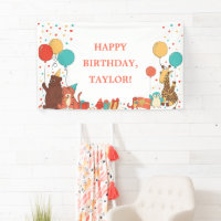 Animaux de fête avec ballons Anniversaire personna