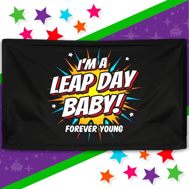 Banderoles Année bissextile Anniversaire 29 février Jour biss (Créateur téléchargé)