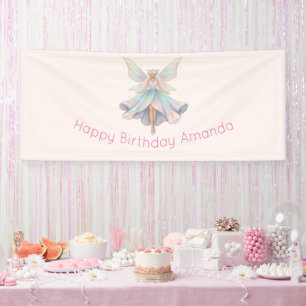 Banderoles Anniversaire Couleurs Pastel de Fée Ange Magique