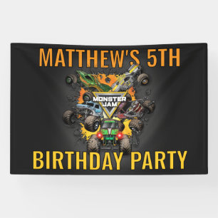 Banderoles Anniversaire de camions Monster Jam