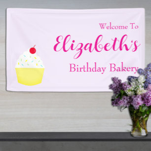 Banderoles Anniversaire de fabrication de Cupcake