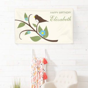 Banderoles Anniversaire de l'oiseau