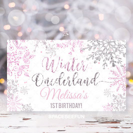 Banderoles Anniversaire de l'Onederland d'hiver