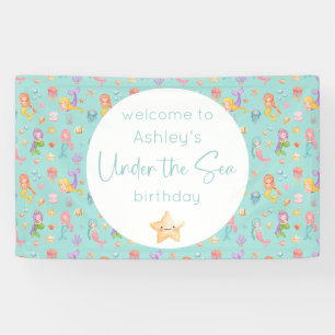 Banderoles Anniversaire de Mermaid