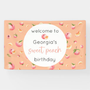 Banderoles Anniversaire de Sweet Peach