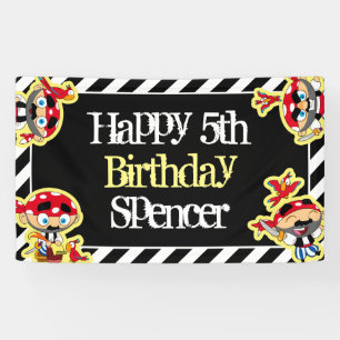 Banderoles Anniversaire des pirates