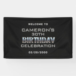 Banderoles Anniversaire du garçon masculin