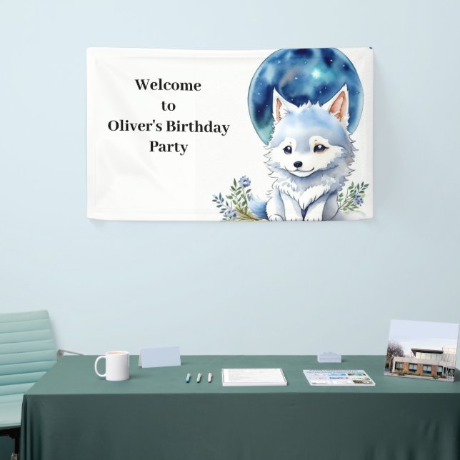 Banderoles Anniversaire du loup (Salon professionnel)
