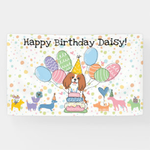 Banderoles Anniversaire du roi Charles Charles Cavalier Blenh